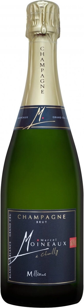 Шампанское Champagne Marcel Moineaux, Millesime Blanc de Blancs Grand Cru Brut, Champagne AOC