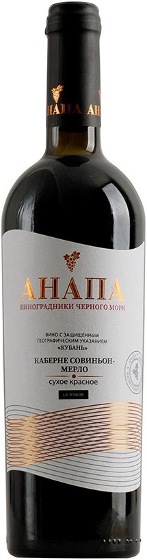 Вино "Анапа" Каберне Совиньон-Мерло