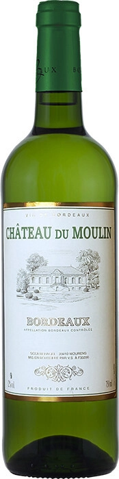 Вино "Chateau du Moulin" Bordeaux AOC Blanc