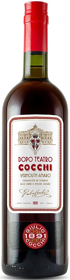 Вермут Cocchi, "Dopo Teatro"  Vermouth Amaro