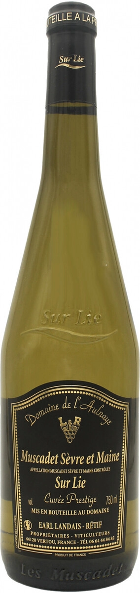 Вино Domaine de L'Aulnaye, "Cuvee Prestige" Muscadet Sevre et Maine Sur Lie AOC