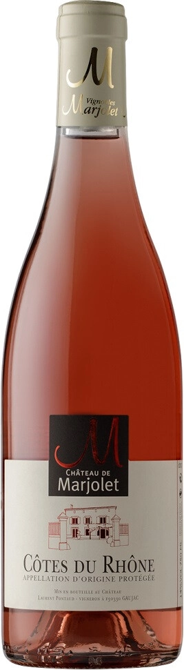 Вино Chateau de Marjolet, Cotes du Rhone AOC Rose