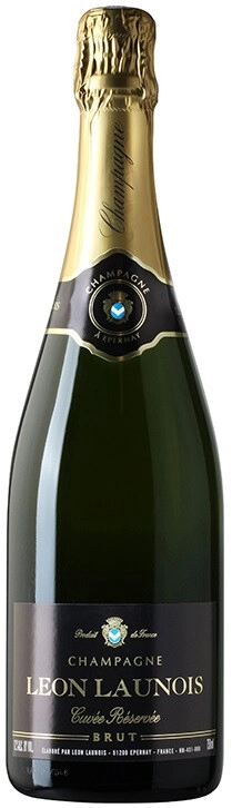 Шампанское Leon Launois, "Cuvee Reservee" Brut Blanc, Champagne AOC