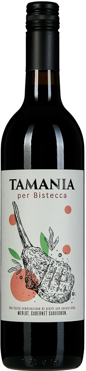 Вино "Tamania" per Bistecca