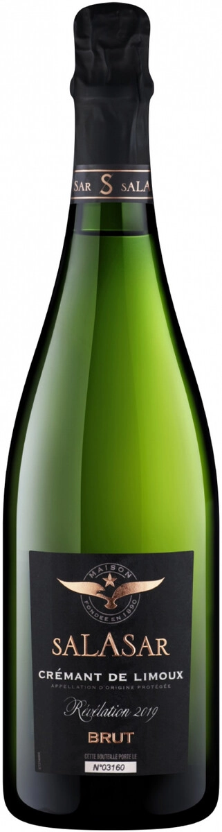 Игристое вино Salasar, "Revelation" Brut, Cremant de Limoux AOP