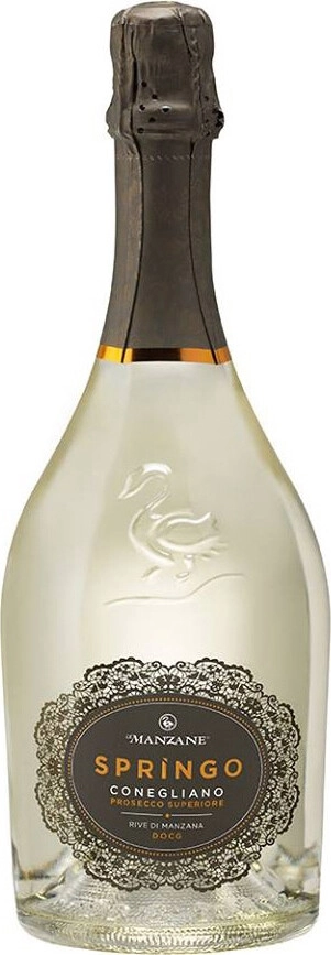 Игристое вино Le Manzane, "Springo" Conegliano Prosecco Superiore Dry, Rive di Manzana DOCG