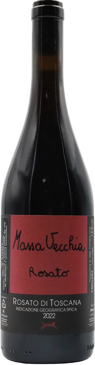 Вино Massa Vecchia, Rosato di Toscana IGT