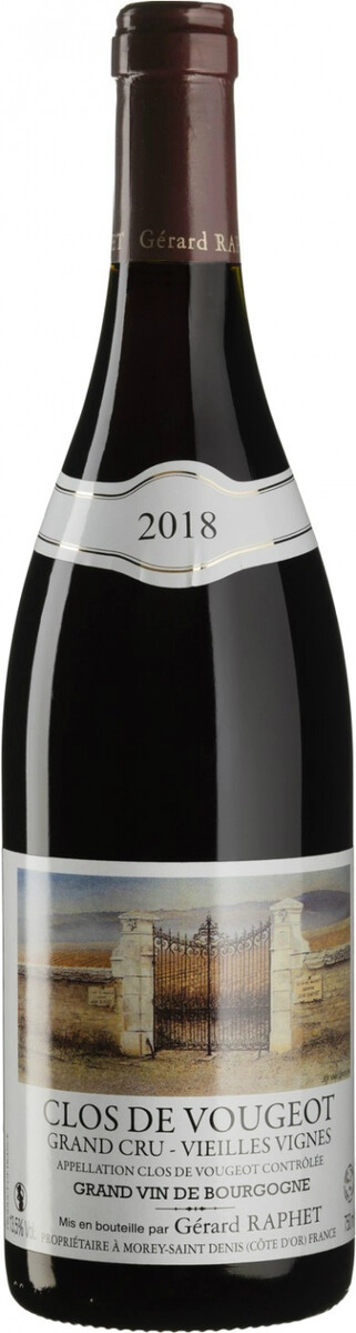 Вино Gerard Raphet, Clos Vougeot Grand Cru "Vieilles Vignes" AOC