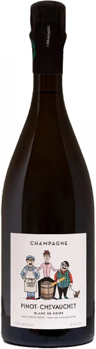 Шампанское Pinot-Chevauchet, "Blanc de Noirs" Pinot Noir Extra Brut, Champagne AOC