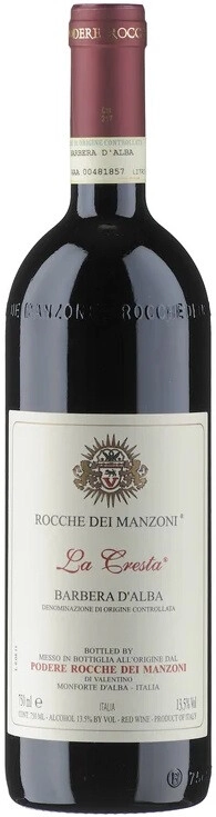 Вино Rocche dei Manzoni, "La Cresta" Barbera d'Alba DOC