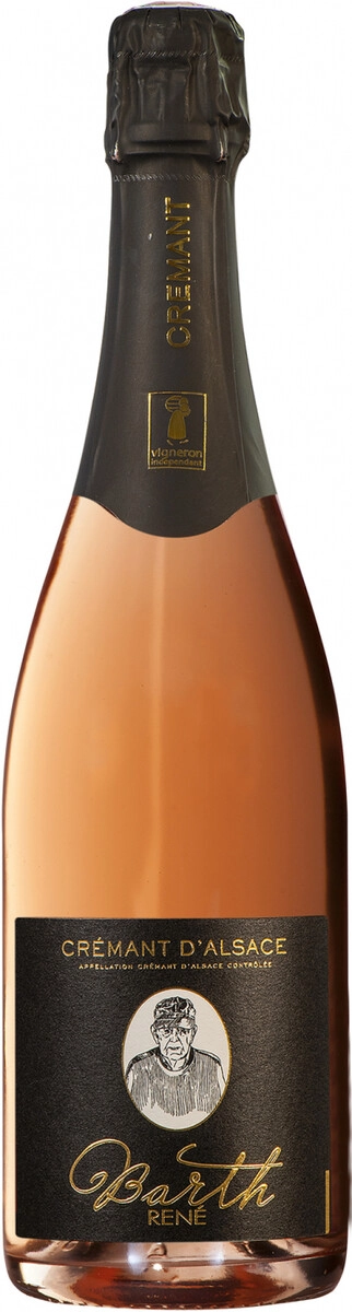Игристое вино "Rene Barth" Cremant d'Alsace AOC Rose Brut