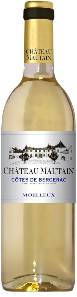 Вино Chateau Mautain, Cotes de Bergerac AOP Moelleux
