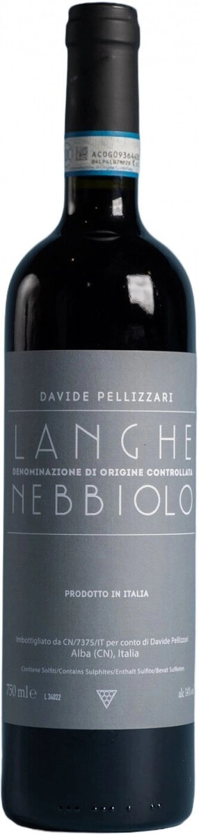 Вино Davide Pellizzari, Langhe DOC Nebbiolo