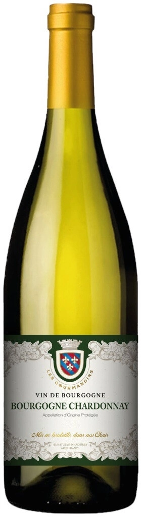 Вино "Les Gourmandins" Bourgogne Chardonnay AOC