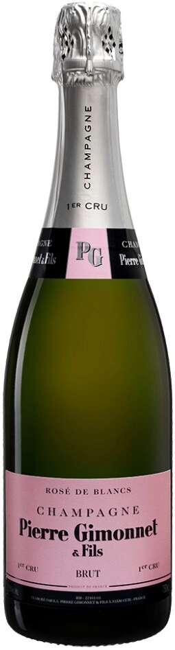 Шампанское Pierre Gimonnet & Fils, "Rose de Blancs" Brut 1er Cru, Champagne AOC