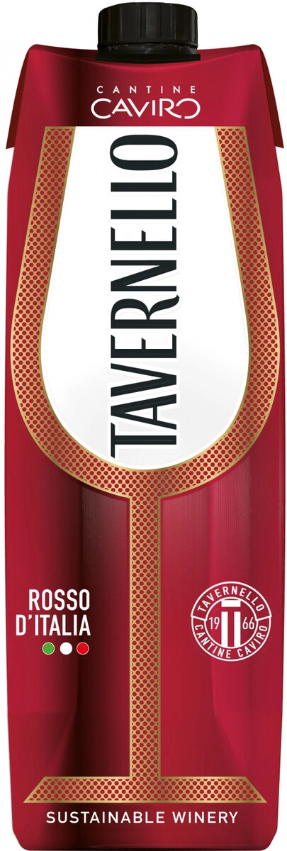Вино "Tavernello" Rosso Semi-Dry, Tetra Prism