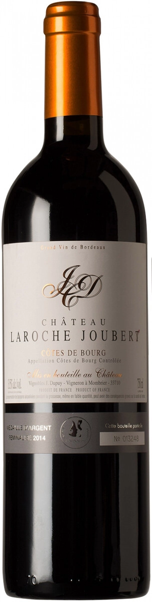 Вино Chateau La Roche Joubert, Cotes de Bourg AOC