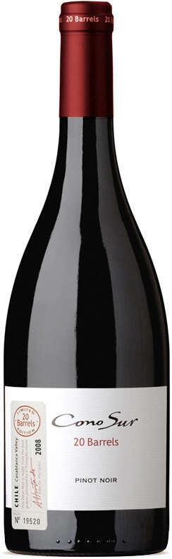 Вино Cono Sur 20 Barrels Pinot Noir Limited Edition Casablanca Valley DO