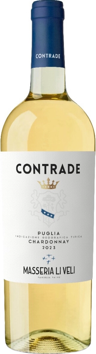 Вино Li Veli, "Contrade" Chardonnay, Puglia IGT