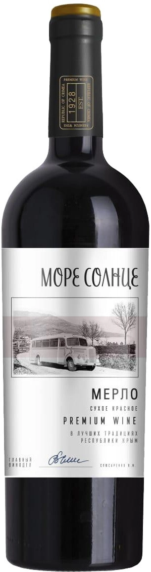 Вино "Море Солнце" Мерло