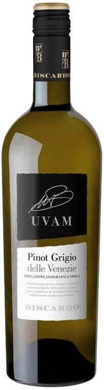Вино Biscardo, "Uvam" Pinot Grigio delle Venezie DOC