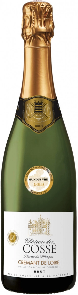 Игристое вино "Chateau des Cosse" Reserve du Marquis, Cremant de Loire AOC Brut