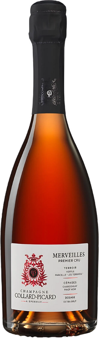 Шампанское Champagne Collard-Picard, "Merveilles" Rose de Saignee 1er Cru Extra Brut, Champagne АОC
