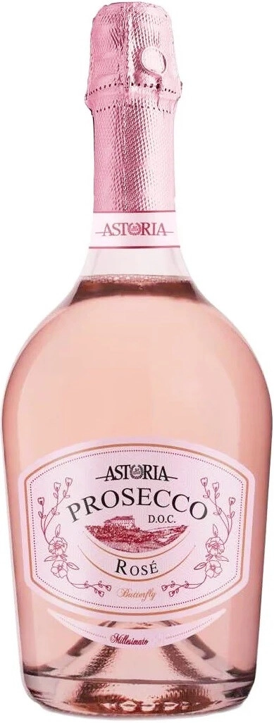 Игристое вино Astoria, "Butterfly" Prosecco DOC Rose Millesimаto
