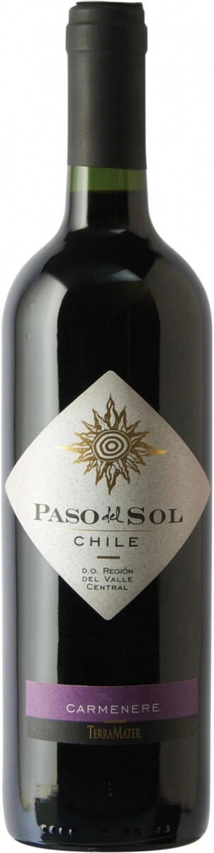 Вино TerraMater, "Paso Del Sol" Carmenere