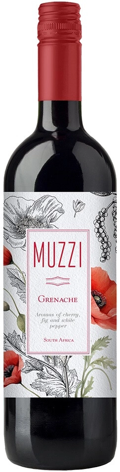 Вино "Muzzi" Grenache, Western Cape WO