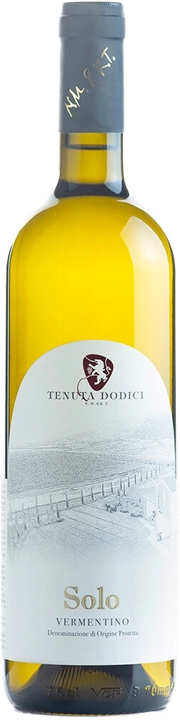 Вино Tenuta Dodici, "Solo" Vermentino, Maremma Toscana DOP