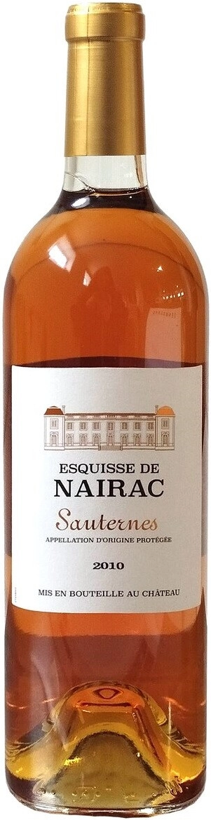 Вино "Esquisse de Nairac", Sauternes AOP
