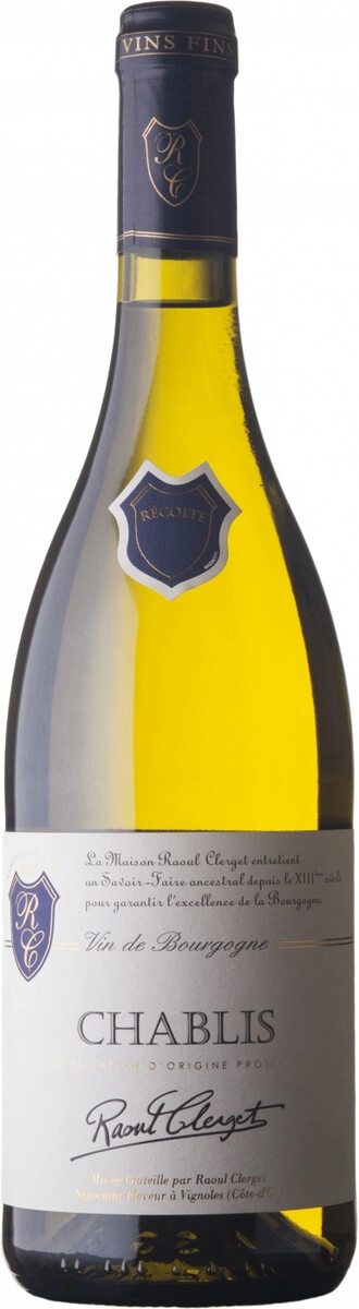 Вино Raoul Clerget, Chablis AOP
