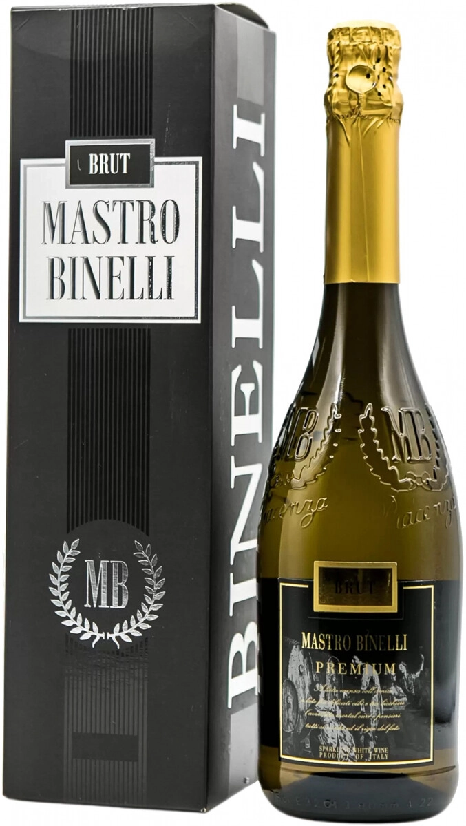 Игристое вино "Mastro Binelli" Premium Brut
