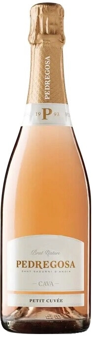 Игристое вино Castelo de Pedregosa, "Petit Cuvee" Rose Brut Nature, Cava DO