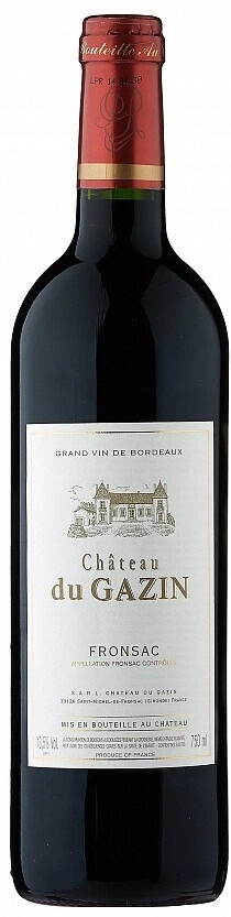 Вино Chateau du Gazin, Fronsac AOC