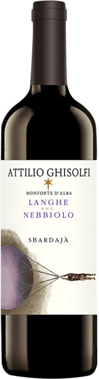 Вино Attilio Ghisolfi, "Sbardaja" Langhe Nebbiolo DOC