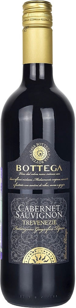 Вино Bottega, Cabernet Sauvignon, Trevenezie IGT, with screw cap