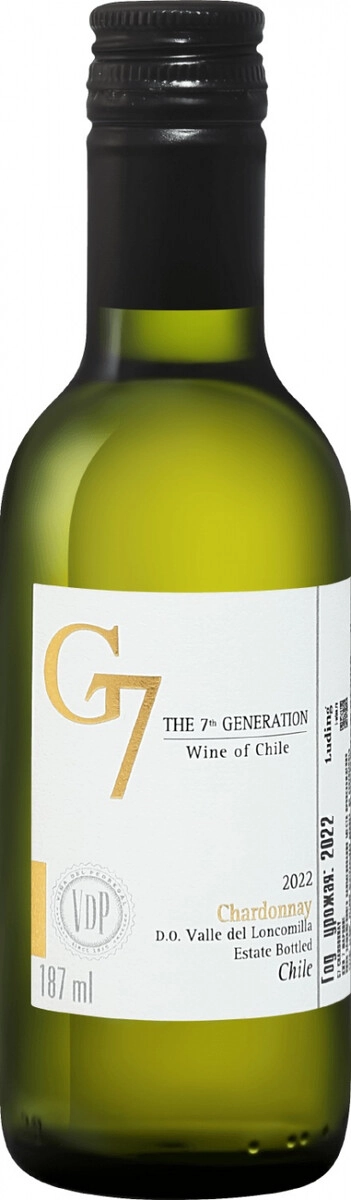 Вино Vina Carta Vieja, "G7" Chardonnay, Valley del Loncomilla DO