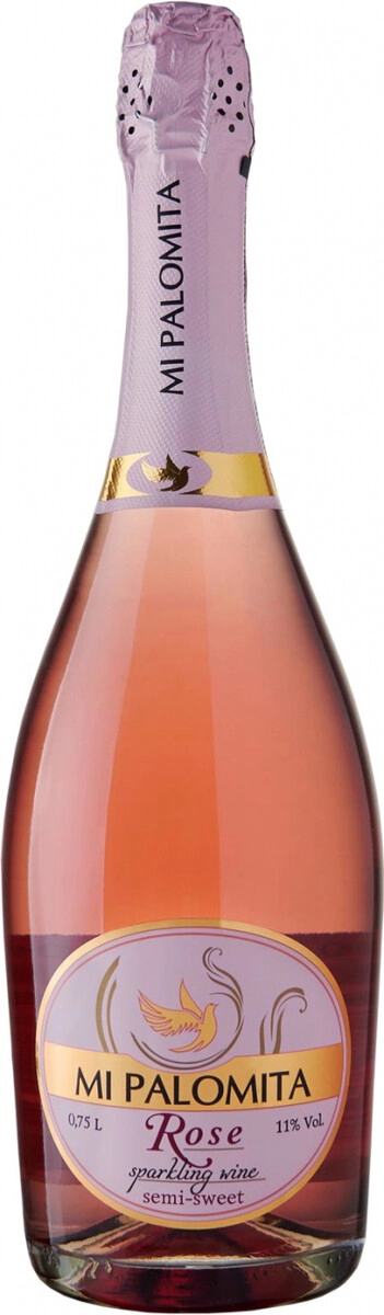 Игристое вино "Mi Palomita" Sparkling Rose Semi-Sweet