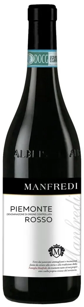 Вино "Manfredi" Piemonte DOC Rosso