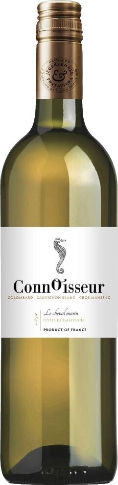 Вино Connoisseur, "Le Cheval Marin" Colombard-Sauvignon-Gros Manseng, Cotes de Gascogne IGP
