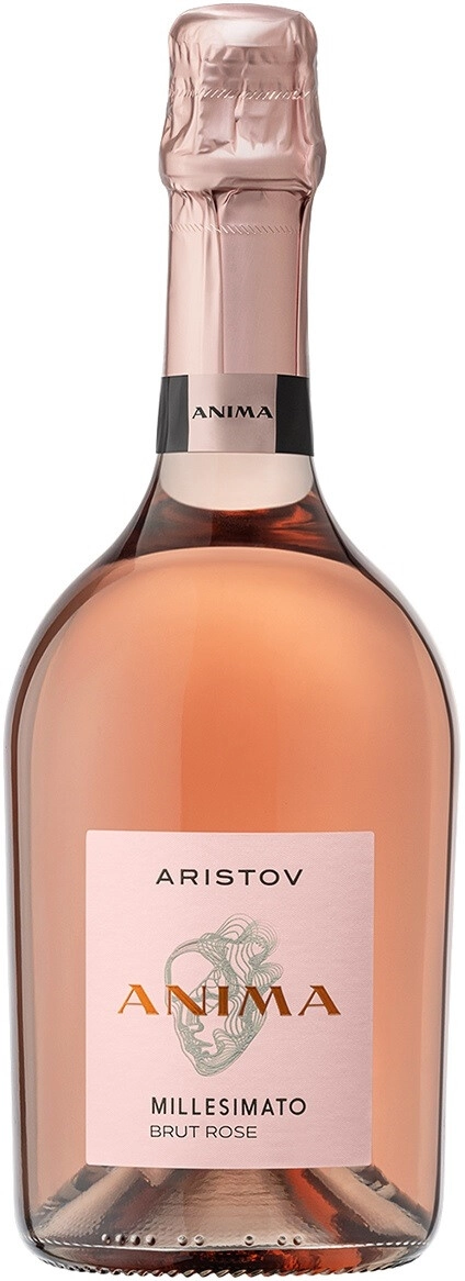 Игристое вино Aristov, "Anima" Millesimato Rose Brut