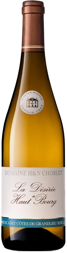 Вино "La Desiree du Haut Bourg" Muscadet Cotes de Grandlieu sur Lie IGP