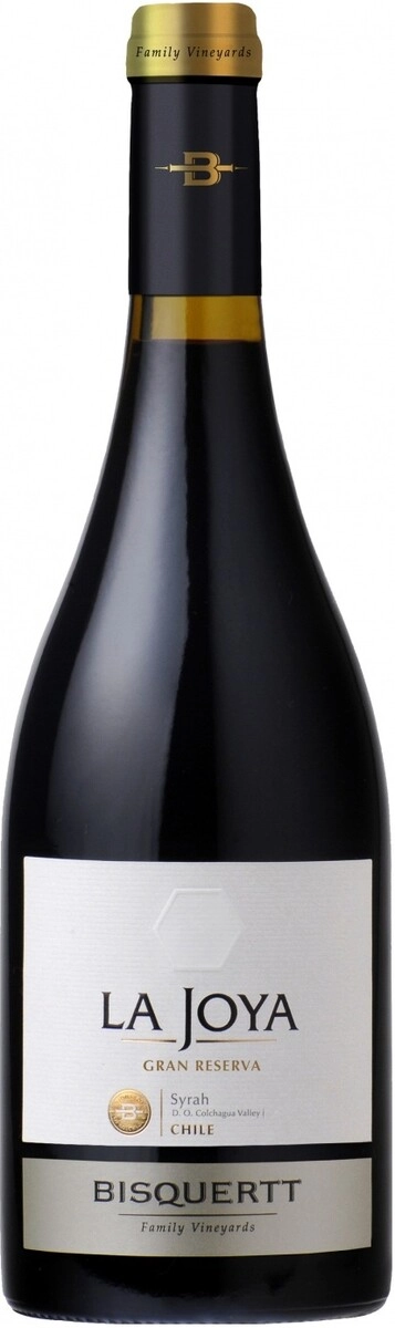 Вино Bisquertt, "La Joya" Gran Reserva, Syrah, Colchagua Valley DO