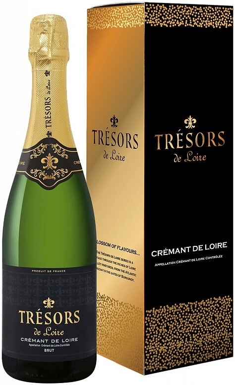 Игристое вино Joseph Verdier, "Tresors de Loire" Brut, Cremant de Loire AOC