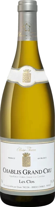 Вино Olivier Tricon, Chablis Grand Cru "Les Clos" AOC