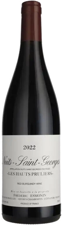 Вино Frederic Esmonin, Nuits-Saint-Georges "Les Hauts Pruliers" AOC