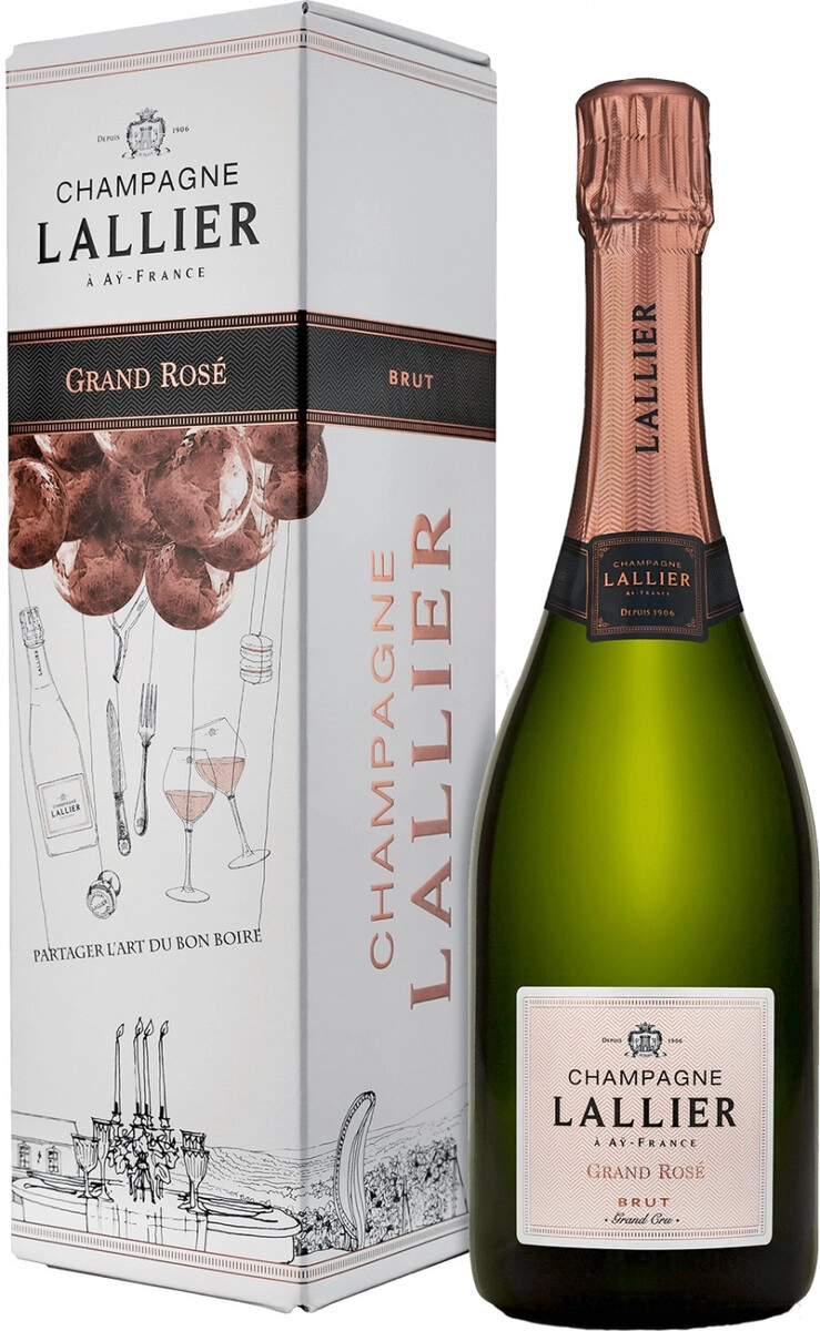 Шампанское Champagne Lallier, "Grand Rose" Brut Grand Cru, Champagne AOC