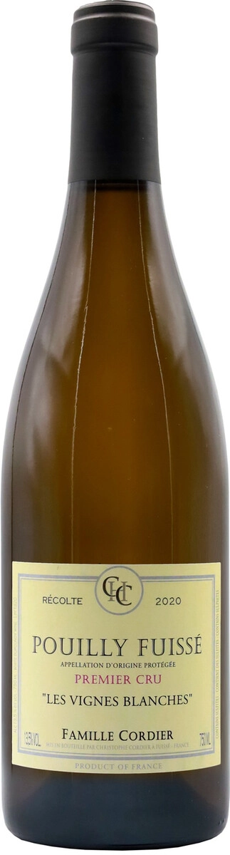Вино Famille Cordier, Pouilly Fuisse Premier Cru "Les Vignes Blanches" AOP